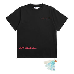 OFF WHITE T SHITRS High-quality 100% pure cotton streetwear