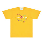 Casablanca T Shirts Street High-quality pure cotton