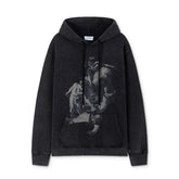 Off White hoodie Angel Portrait Oil Painting Pullover Hood