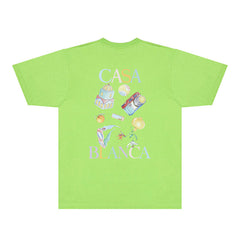 Casablanca T Shirts Street High-quality pure cotton