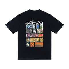 Stussy T shirts High-quality 260g pure cotton double yarn fabric