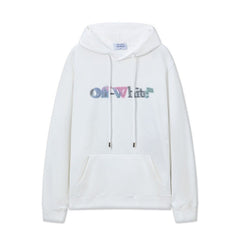 OW angel oil painting pattern pullover hooded sweater