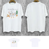 Casablanca T Shirts Street High-quality pure cotton