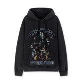 Off White hoodie oil painting series pattern pullover hooded