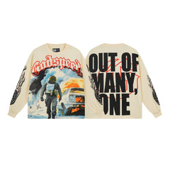Godspeed Long Sleeved Shirt 260g pure cotton fabric