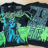 Godspeed T Shirts statue of Liberty 100% pure cotton 260g fabric