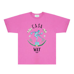 Casablanca T Shirts Street High-quality pure cotton