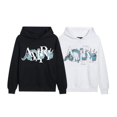 Amiri Hoodie Dragon Entwined