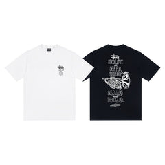 Stussy T shirts High-quality 260g pure cotton double yarn fabric