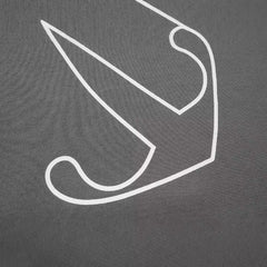OW Letter Arrow Pattern Pullover Hooded Sweatshirt