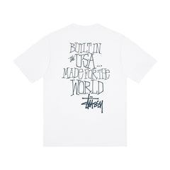Stussy T shirts High-quality 260g pure cotton double yarn fabric