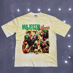 MAJESTIK T Shirts Loose fit 100% cotton