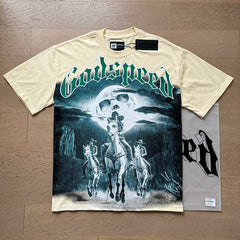Godspeed T-Shirt Retro Fantasy Pattern