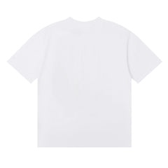 Purple T Shirts Racing Poster Printing Cotton Casual Short Sleeves Men and Women