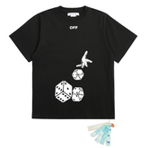 OFF WHITE T SHITRS High-quality 100% pure cotton streetwear