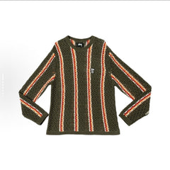 Stussy Sweater High-quality knitwear for autumn winter stripe