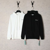 Off White hoodie oil painting series pullover terry hooded