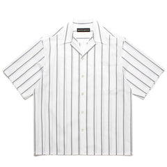 GUILTYPARTIES TIGER Shirts Striped color-matching rayon Hawaiian short-sleeved shirt Beach resort shirt
