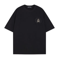 CHH Heart T Shirts Crowe T-Shirt Summer Short Sleeve Street Hip Hop