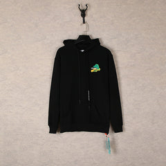 Off White hoodie多彩箭头图案连帽