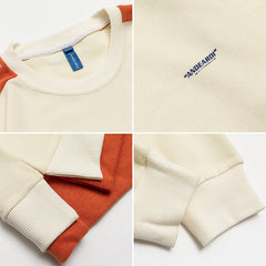 Men Pullover Hoodie Spring Multicolor Hoodie Men's Retro Loose Vintage Casual