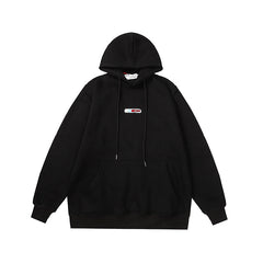 Off White hoodie plant leaf arrow pattern fleece hooded