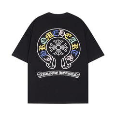 CHH Heart T Shirts Big Horseshoe Short Sleeve T-Shirt