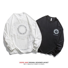 Men Pullover Hoodie Spring Sweater Men Loose Trendy All-Match Spring and Autumn