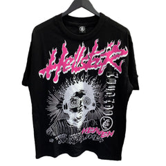 HS T Shirt Technology Touching Image Printing Casual Loose