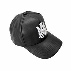 Amiri hat embroidery leather