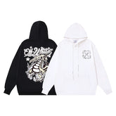 OW Dragon Alphabet Arrow Pullover Hooded Sweater