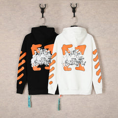 Off White hoodie Arrow pullover hoodie