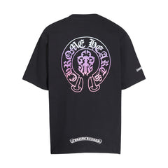 CHH Heart T Shirts Chrome Heart Croix Summer Short Sleeve Hip Hop Half Sleeve T-Shirt