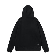 Amiri Hoodie AMI Patch Embroidery Letter Pattern Hooded Sweater Men and Women
