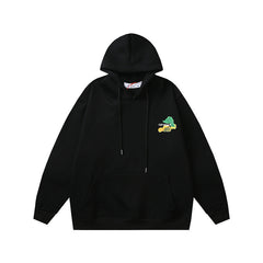 Off White hoodie autumn and winter colored arrow velvet