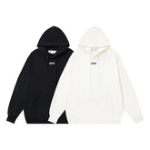 Off White hoodie simple solid color pullover hooded
