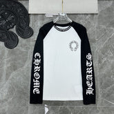 CHH Heart Long Sleeve Shirt Unisex Fashion Loose Long Sleeve Shirt