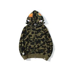 Ape Hoodie Classic Camo Shark Autumn