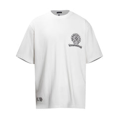 CHH Heart T Shirts Cross Color Printed Short Sleeve T-Shirt