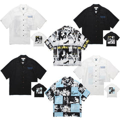 GUILTYPARTIES TIGER Shirts 24ss Art Blakey Jazz Drummer Hawaiian Short Sleeve Shirt