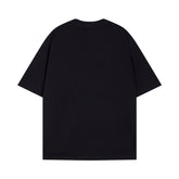 CHH Heart T Shirts Versatile Casual Loose Print Embroidery T-Shirt Sleeves