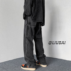 Men Jeans Fall Winter Overalls