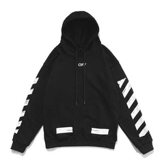 Off White hoodie empty arrow pattern pullover