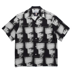 GUILTYPARTIES TIGER Shirts 22ss Exclusive Hannibal Movie Series Portrait Full Print Short Sleeve Shirt Men