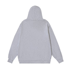 OW Hot Diamond Arrow Pattern Pullover Hooded Sweater
