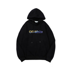 Off White hoodie space astronaut arrow fleece hooded