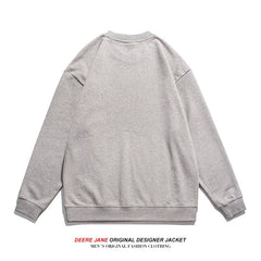 Men Pullover Hoodie Spring Sweater Male Loose All-Match Simple Leisure