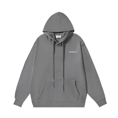 OW Smoke Arrow print hooded sweater