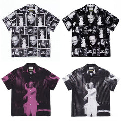 GUILTYPARTIES TIGER Shirts 21ss Joint Silence of the Lambs Thriller Movie Hannibal Hawaiian Short Sleeve Shirt