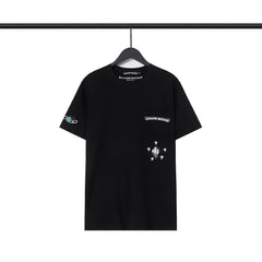 CHH Heart T Shirts Back Cross Short Sleeve T-Shirt